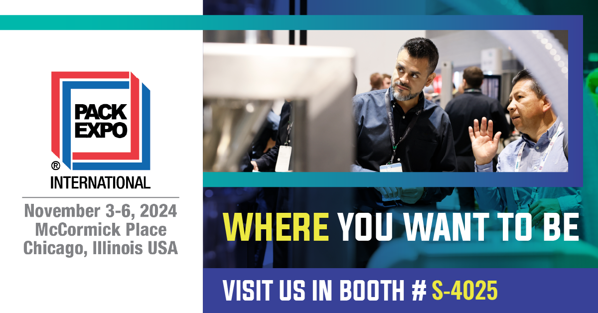 Meet us at PACK EXPO Chicago 2024