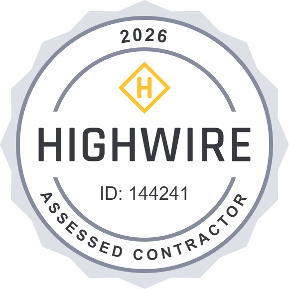 Highwire Assessed Contractor badge