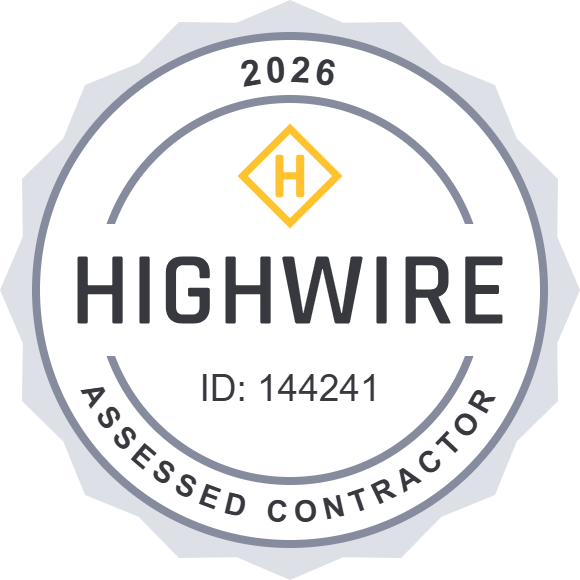 Highwire Assessed Contractor badge